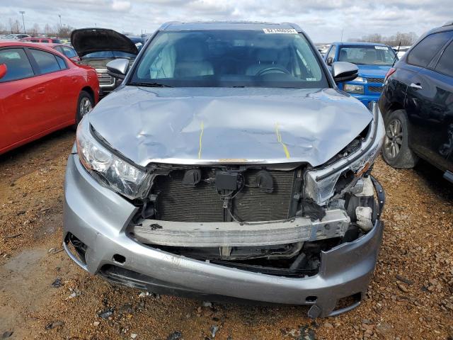 5TDDKRFH5GS255831 - 2016 TOYOTA HIGHLANDER LIMITED SILVER photo 5