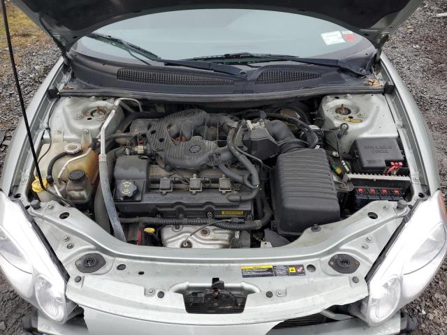 1C3EL55R74N360445 - 2004 CHRYSLER SEBRING LXI SILVER photo 11