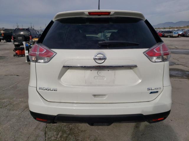 5N1AT2MV5EC849524 - 2014 NISSAN ROGUE S WHITE photo 6