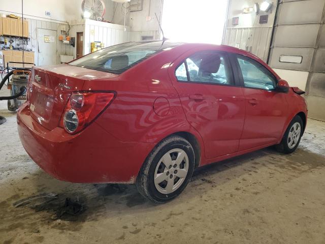 1G1JA5SH6D4225760 - 2013 CHEVROLET SONIC LS წითელი ფოტო 3