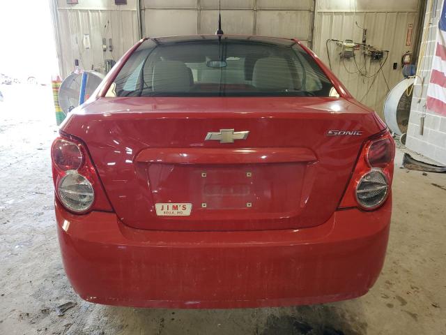 1G1JA5SH6D4225760 - 2013 CHEVROLET SONIC LS წითელი ფოტო 6