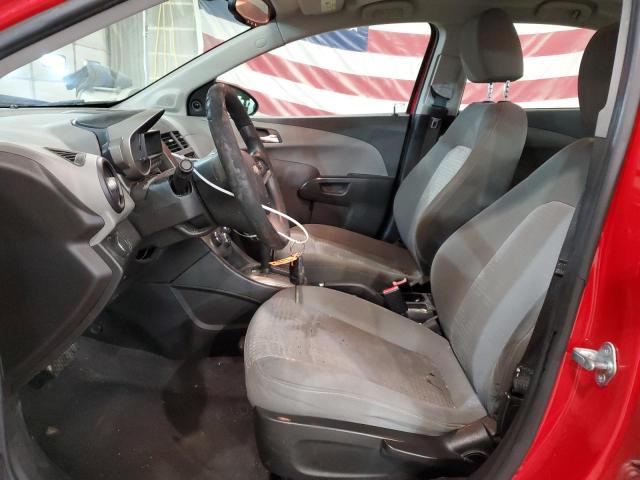 1G1JA5SH6D4225760 - 2013 CHEVROLET SONIC LS წითელი ფოტო 7