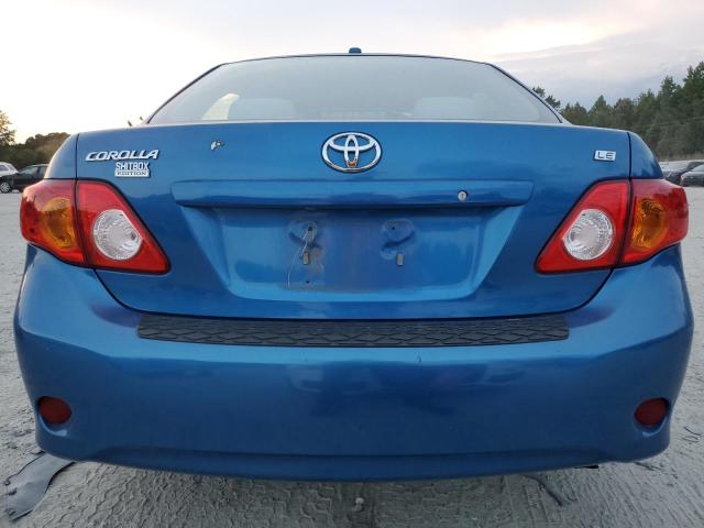 2T1BU40E49C073147 - 2009 TOYOTA COROLLA BASE BLUE photo 6