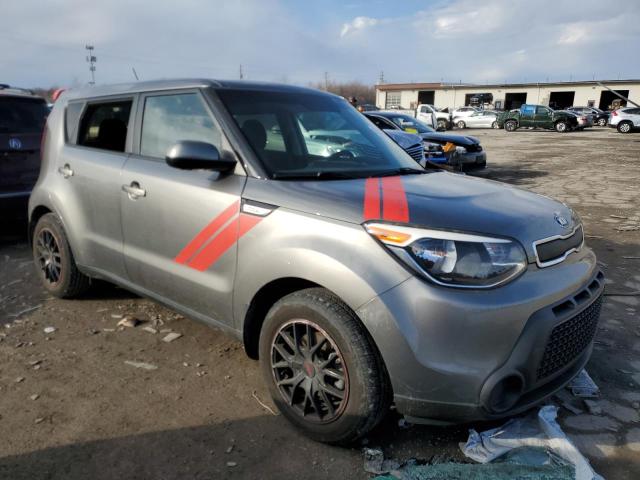 KNDJN2A20F7184213 - 2015 KIA SOUL GRAY photo 4