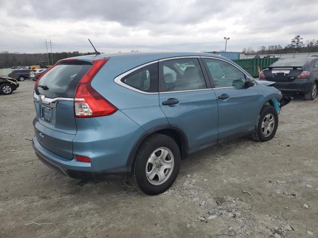 2HKRM3H36FH545840 - 2015 HONDA CR-V LX BLUE photo 3