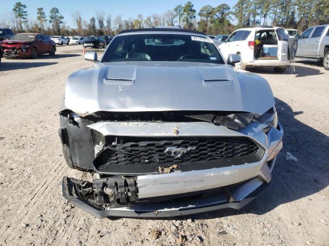 1FATP8UH2K5149254 - 2019 FORD MUSTANG SILVER photo 5