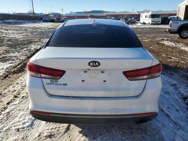 KNAGT4L37G5102313 - 2016 KIA OPTIMA LX WHITE photo 6