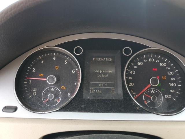 WVWMP7AN5BE728631 - 2011 VOLKSWAGEN CC SPORT 白色 照片 9