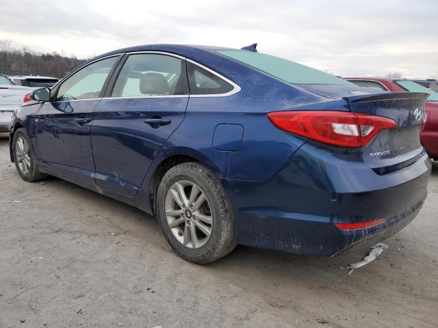 5NPE24AF4HH575226 - 2017 HYUNDAI SONATA SE BLUE photo 2