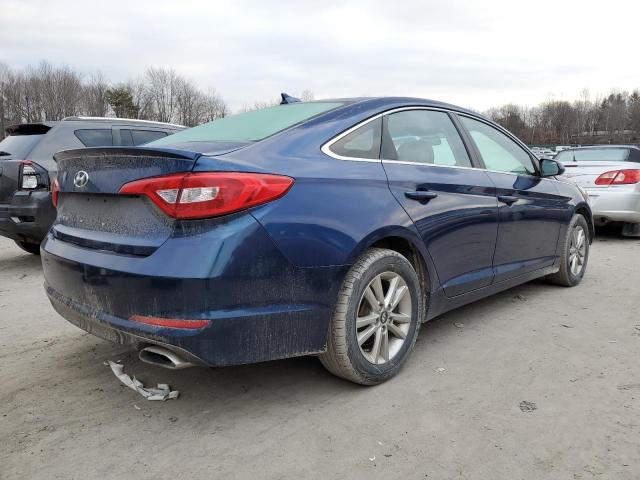 5NPE24AF4HH575226 - 2017 HYUNDAI SONATA SE BLUE photo 3