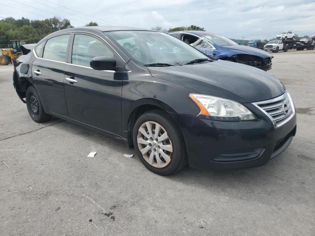 3N1AB7AP7DL701312 - 2013 NISSAN SENTRA S BLACK photo 4