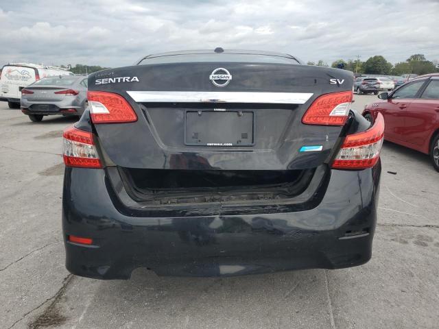 3N1AB7AP7DL701312 - 2013 NISSAN SENTRA S BLACK photo 6