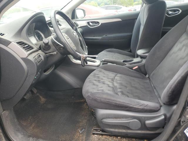 3N1AB7AP7DL701312 - 2013 NISSAN SENTRA S BLACK photo 7