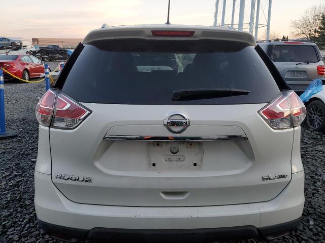 5N1AT2MV5FC834698 - 2015 NISSAN ROGUE S WHITE photo 6