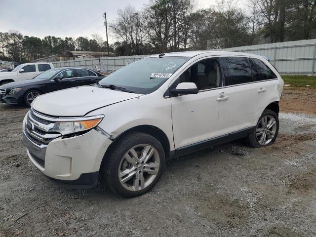 2FMDK3KC6DBB73767 - 2013 FORD EDGE LIMITED WHITE photo 1