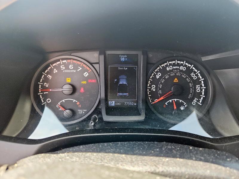 5TFAX5GN7KX147344 - 2019 TOYOTA TACOMA DOUBLE CAB შავი ფოტო 9