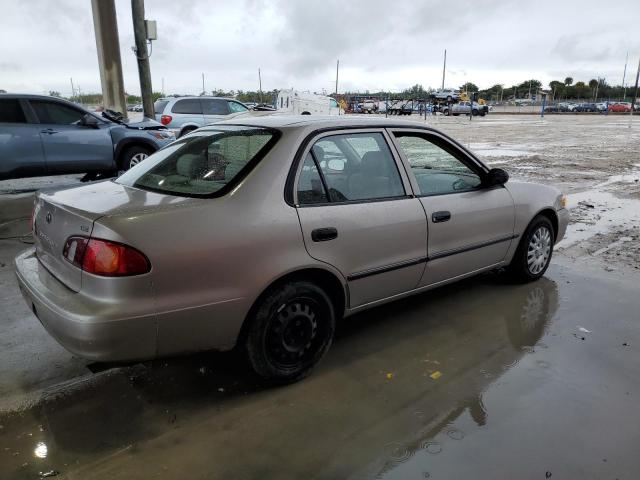 2T1BR12E0YC324905 - 2000 TOYOTA COROLLA VE BEIGE photo 3