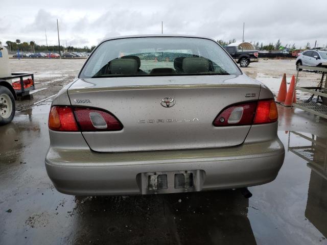 2T1BR12E0YC324905 - 2000 TOYOTA COROLLA VE BEIGE photo 6