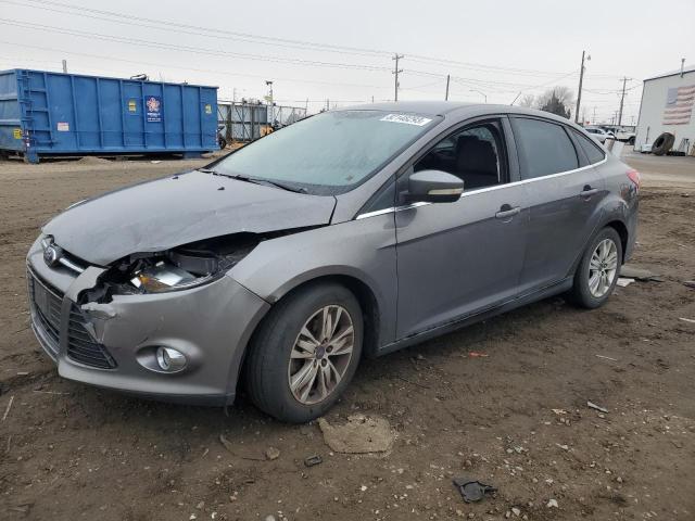 1FAHP3H23CL417420 - 2012 FORD FOCUS SEL GRAY photo 1