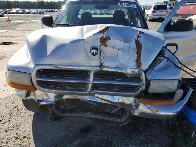 1B7GL22X31S182276 - 2001 DODGE DAKOTA SILVER photo 11