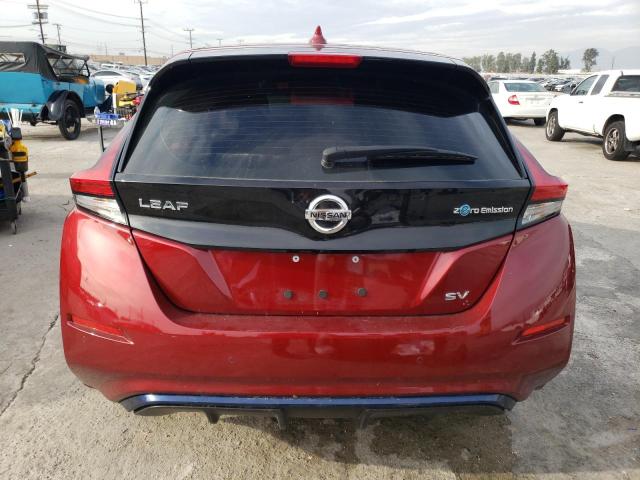 1N4AZ1CV2NC555079 - 2022 NISSAN LEAF SV RED photo 6