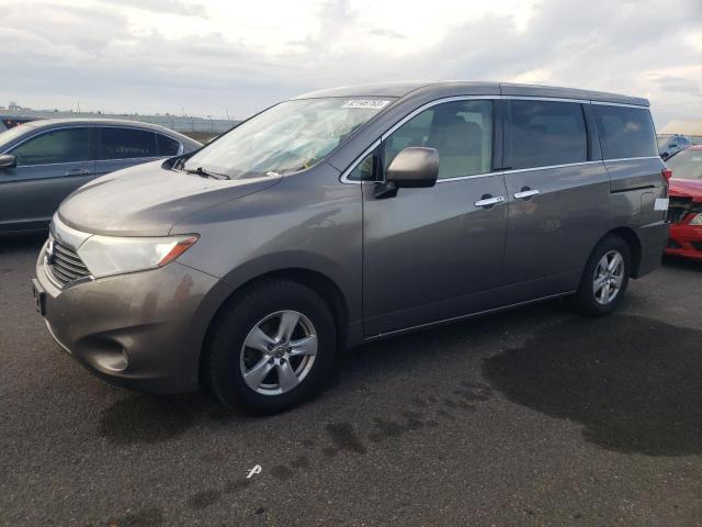 JN8AE2KP7F9123265 - 2015 NISSAN QUEST S CHARCOAL photo 1