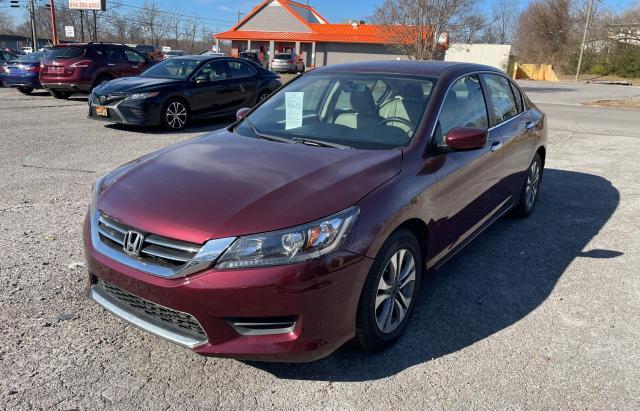 1HGCR2F37FA238464 - 2015 HONDA ACCORD LX RED photo 2