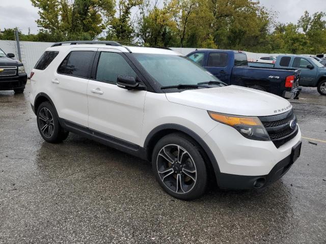1FM5K8GT0FGC02928 - 2015 FORD EXPLORER SPORT WHITE photo 4