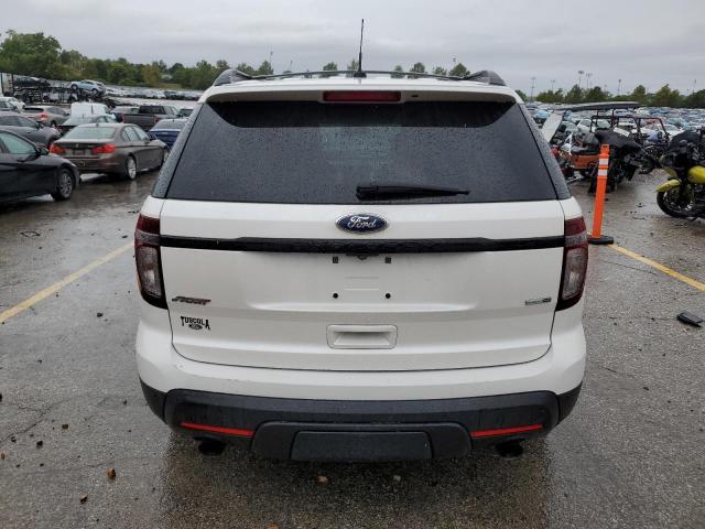 1FM5K8GT0FGC02928 - 2015 FORD EXPLORER SPORT WHITE photo 6