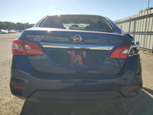 3N1AB7AP8KY245711 - 2019 NISSAN SENTRA S BLUE photo 6