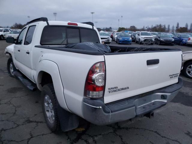 3TMKU4HN6AM025875 - 2010 TOYOTA TACOMA DOUBLE CAB PRERUNNER LONG BED WHITE photo 2