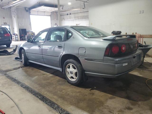 2G1WF52E859110962 - 2005 CHEVROLET IMPALA CHARCOAL photo 2