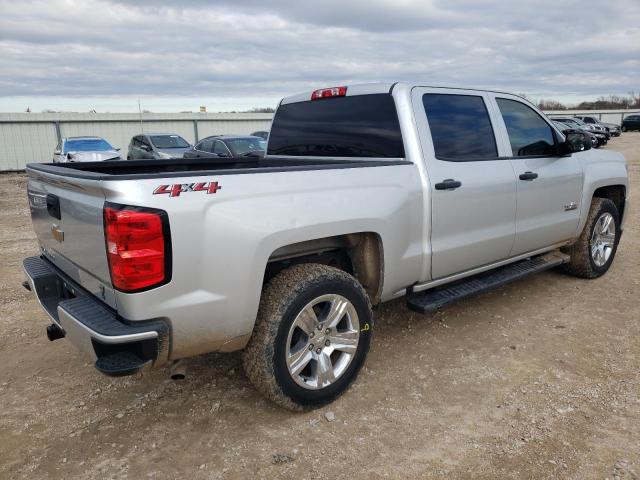 3GCUKPEC6JG341584 - 2018 CHEVROLET silverado K1500 CUSTOM SILVER photo 3