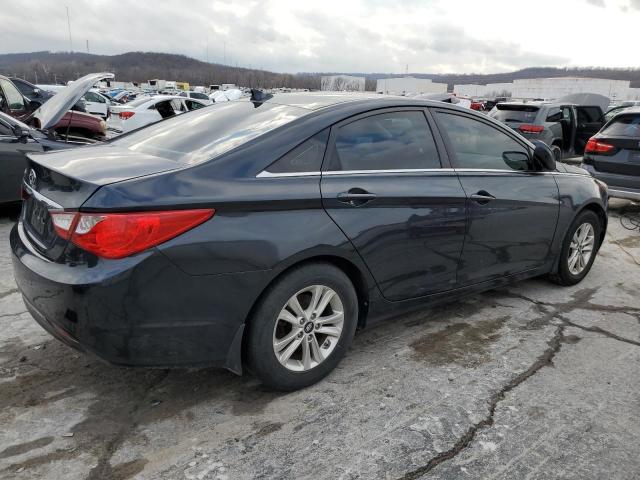 5NPEB4AC7CH482490 - 2012 HYUNDAI SONATA GLS BLACK photo 3