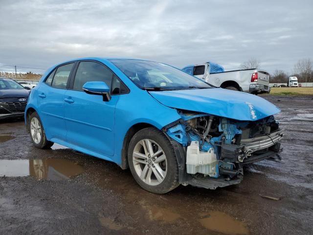 JTNK4RBE0K3025701 - 2019 TOYOTA COROLLA SE BLUE photo 4