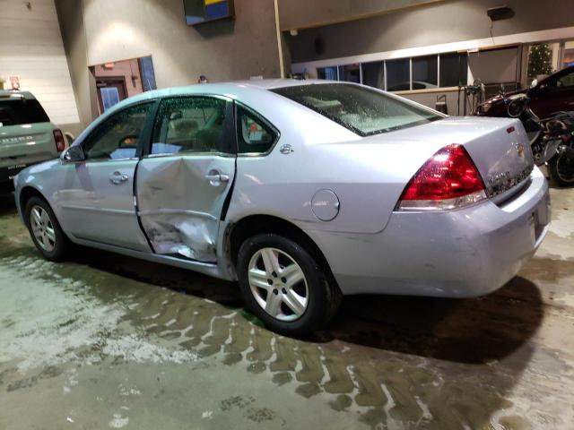 2G1WT58K169238452 - 2006 CHEVROLET IMPALA LT SILVER photo 2