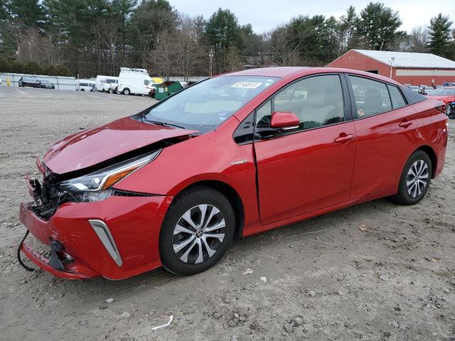 JTDL9RFU0L3016381 - 2020 TOYOTA PRIUS LE RED photo 1