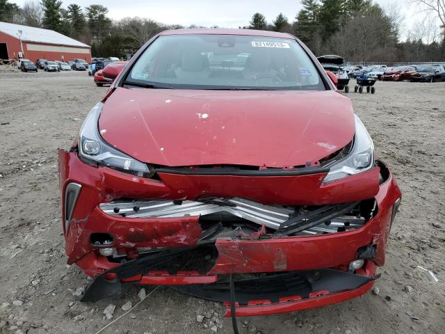 JTDL9RFU0L3016381 - 2020 TOYOTA PRIUS LE RED photo 5