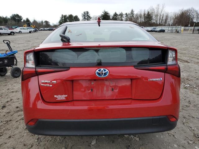 JTDL9RFU0L3016381 - 2020 TOYOTA PRIUS LE RED photo 6