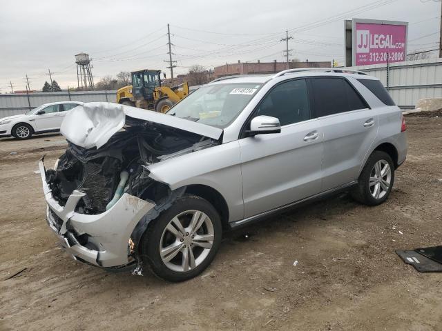 4JGDA5HB7EA435628 - 2014 MERCEDES-BENZ ML 350 4MATIC SILVER photo 1