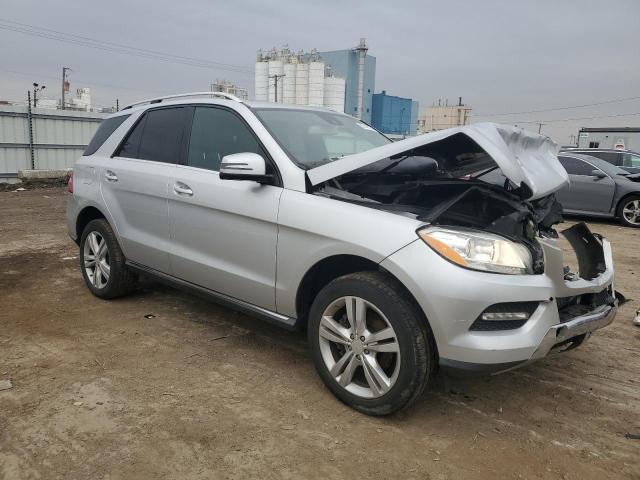 4JGDA5HB7EA435628 - 2014 MERCEDES-BENZ ML 350 4MATIC SILVER photo 4