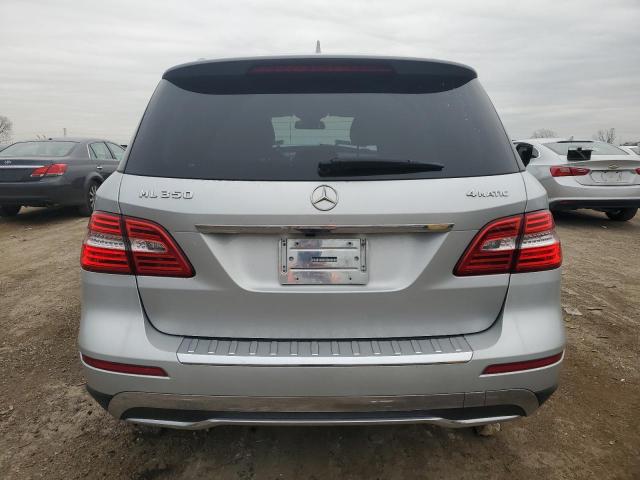 4JGDA5HB7EA435628 - 2014 MERCEDES-BENZ ML 350 4MATIC SILVER photo 6