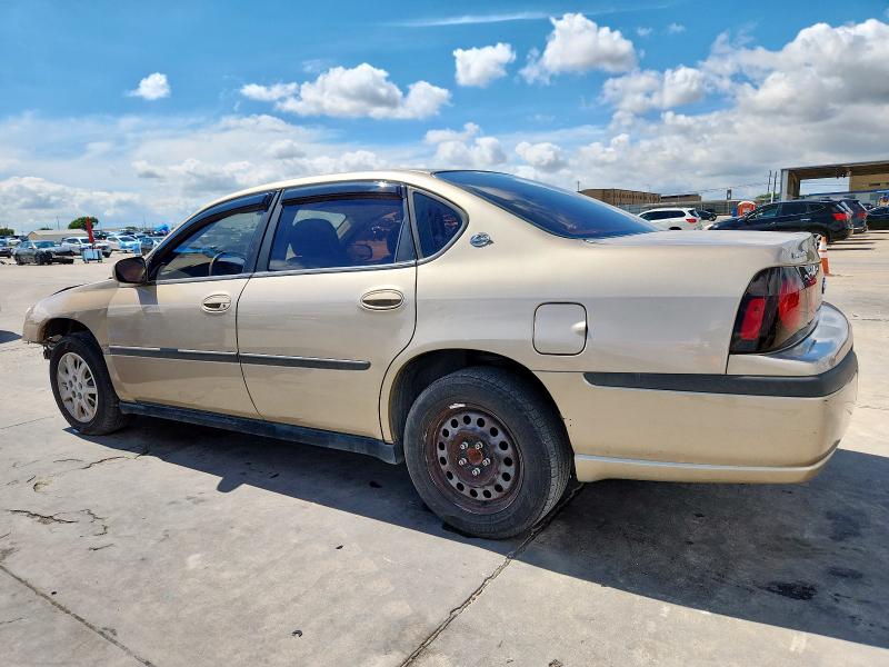 2G1WF52E249463132 - 2004 CHEVROLET IMPALA TAN photo 2