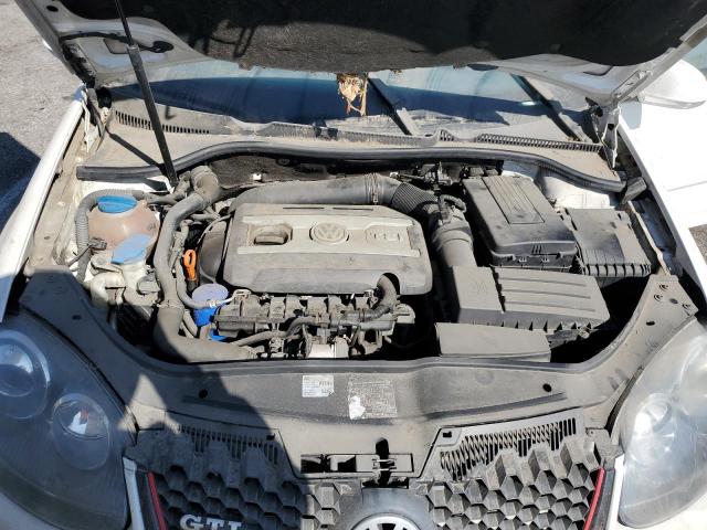 WVWFV71K89W125648 - 2009 VOLKSWAGEN GTI WHITE photo 11