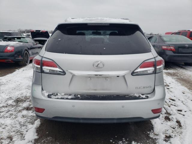 JTJZK1BA3F2425168 - 2015 LEXUS RX 350 SILVER photo 6