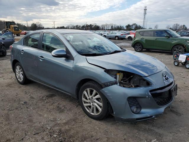 JM1BL1WP3D1781445 - 2013 MAZDA 3 I TEAL photo 4