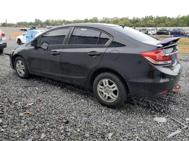 19XFB2F55DE244436 - 2013 HONDA CIVIC LX BLACK photo 2