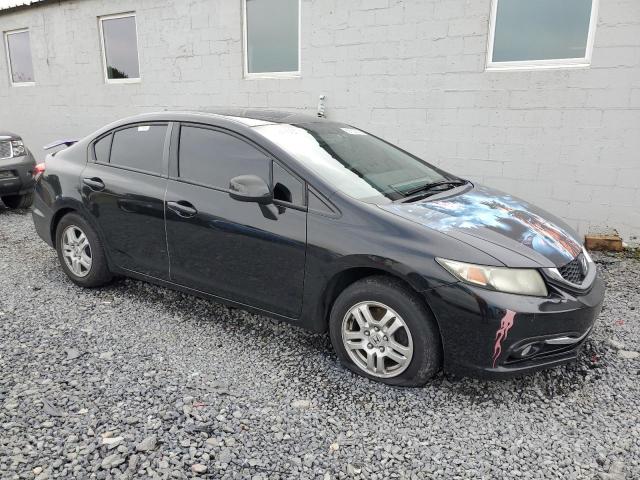 19XFB2F55DE244436 - 2013 HONDA CIVIC LX BLACK photo 4