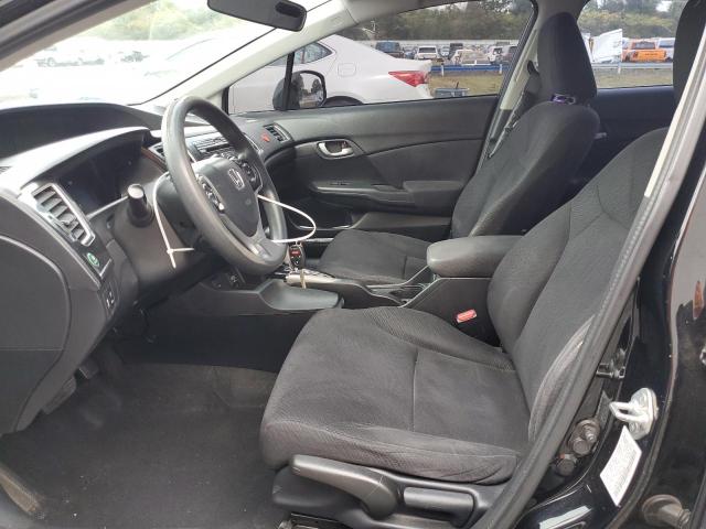 19XFB2F55DE244436 - 2013 HONDA CIVIC LX BLACK photo 7