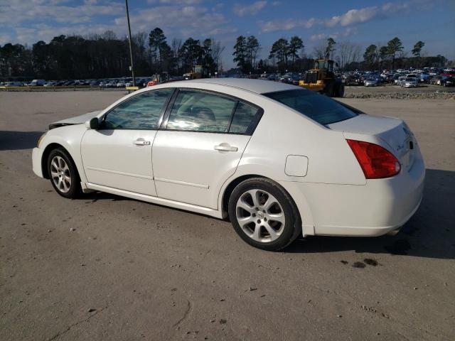 1N4BA41E37C865843 - 2007 NISSAN MAXIMA SE WHITE photo 2